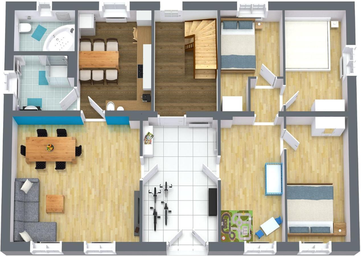 Ferienwohnung Pasewalk, 110 Qm Mit Geschirrspueler Papendorf  Екстер'єр фото